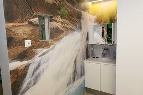 Zahnputzbereich in der KFO-Praxis Dr. Zeyher